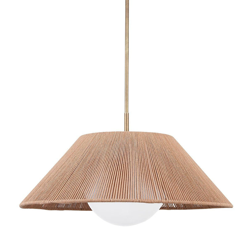 Lighting - Pendant Lisbon 1 Light Large Pendant // Patina Brass 