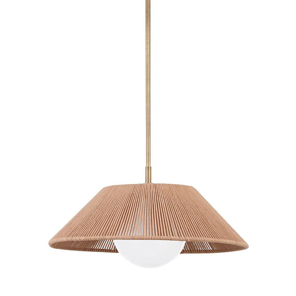 Lighting - Pendant Lisbon 1 Light Small Pendant // Patina Brass 