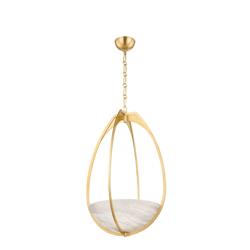 Lighting - Pendant Lloyd 1 Light Pendant // Aged Brass // Large 