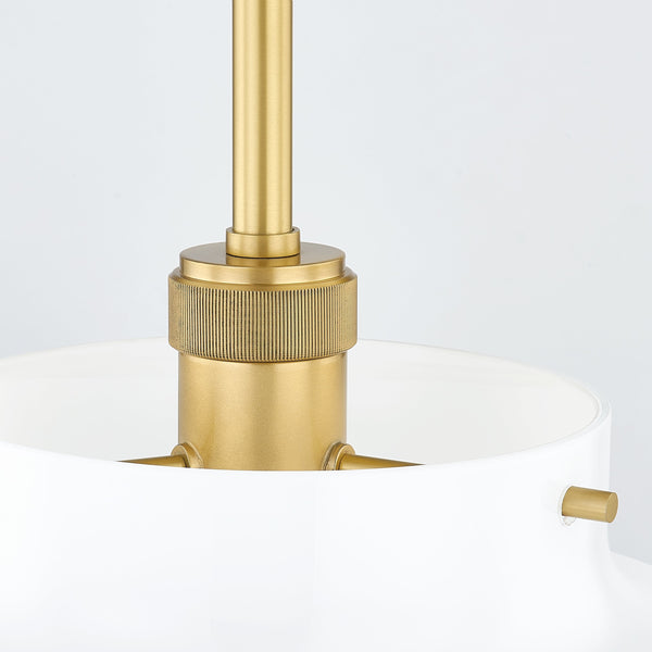 Lighting - Pendant Luella 1 Light Pendant // Aged Brass // Large 