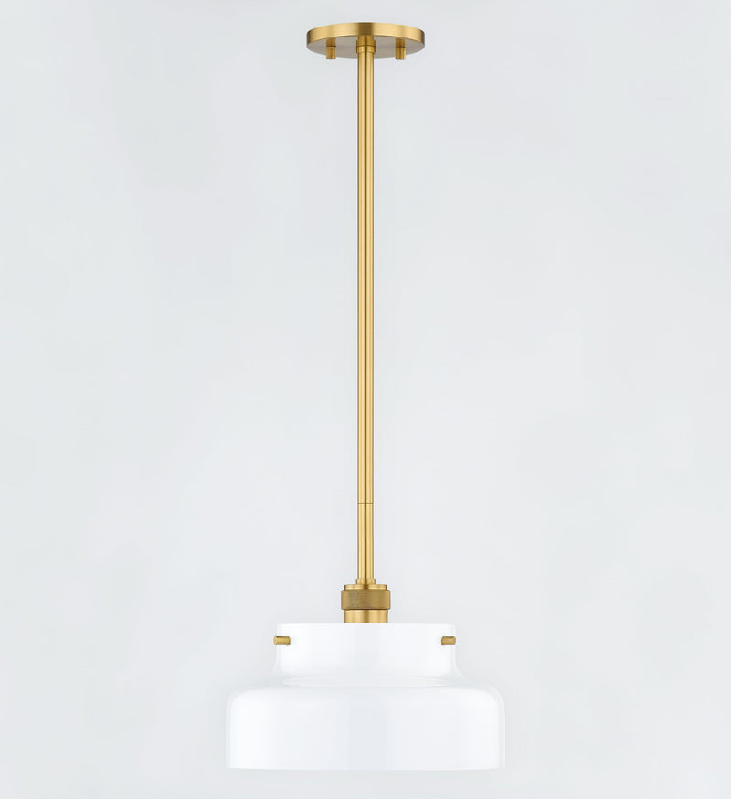 Lighting - Pendant Luella 1 Light Pendant // Aged Brass // Large 