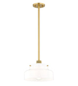 Lighting - Pendant Luella 1 Light Pendant // Aged Brass // Large 