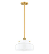 Lighting - Pendant Luella 1 Light Pendant // Aged Brass // Large 