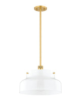 Lighting - Pendant Luella 1 Light Pendant // Aged Brass // Small 