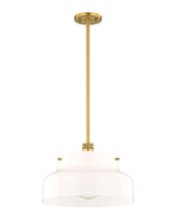 Lighting - Pendant Luella 1 Light Pendant // Aged Brass // Small 