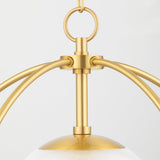 Lighting - Pendant Lyla 1 Light Small Pendant // Aged Brass 