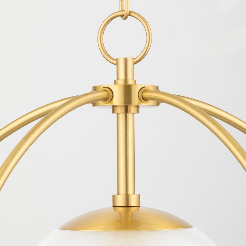 Lighting - Pendant Lyla 1 Light Small Pendant // Aged Brass 