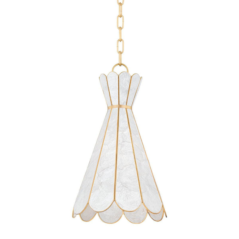 Lighting - Pendant Lyra 1 Light Pendant // Aged Brass 