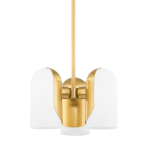 Lighting - Pendant Mabel 3 Light Pendant // Aged Brass 