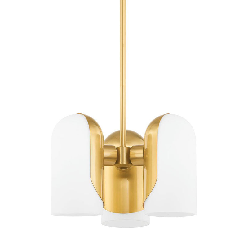 Lighting - Pendant Mabel 3 Light Pendant // Aged Brass 