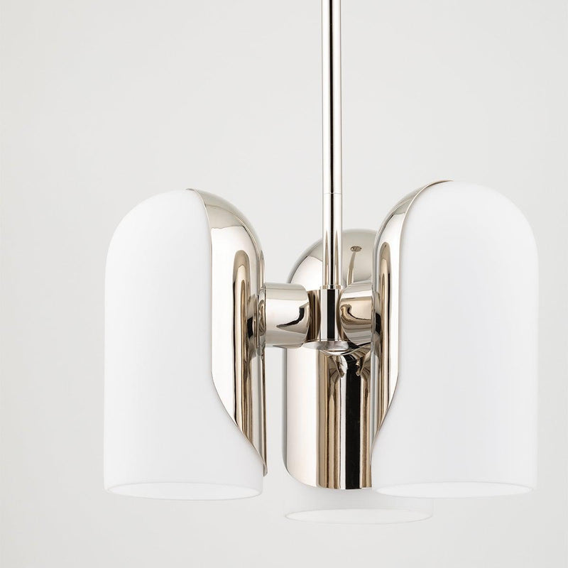 Lighting - Pendant Mabel 3 Light Pendant // Polished Nickel 