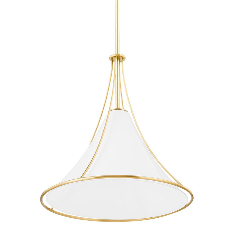 Lighting - Pendant Madelyn 1 Light Large Pendant // Aged Brass 