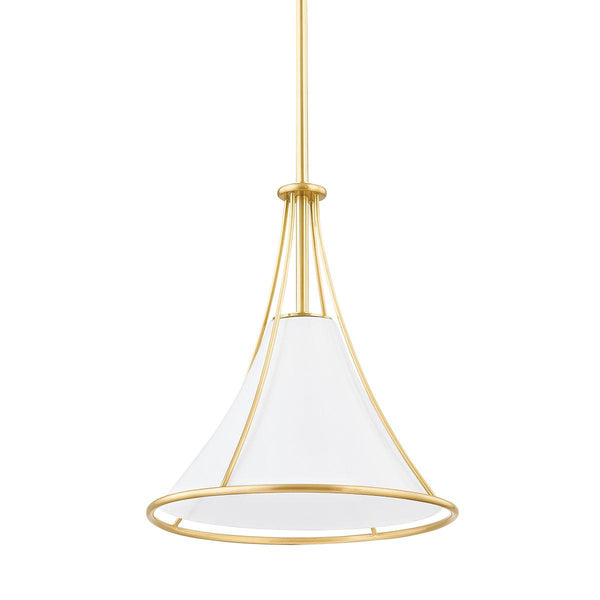 Lighting - Pendant Madelyn 1 Light Small Pendant // Aged Brass 