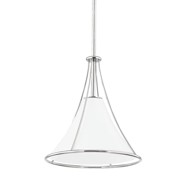 Lighting - Pendant Madelyn 1 Light Small Pendant // Polished Nickel 