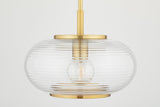 Lighting - Pendant Maggie 1 Light Pendant // Aged Brass 