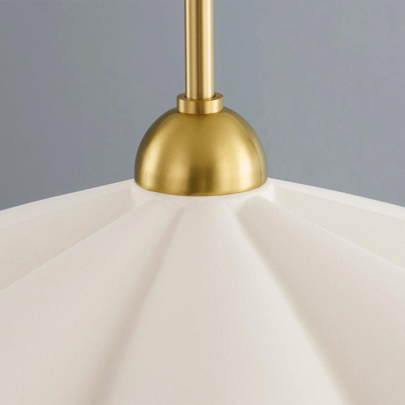 Lighting - Pendant Maisie 1 Light Pendant // Aged Brass 