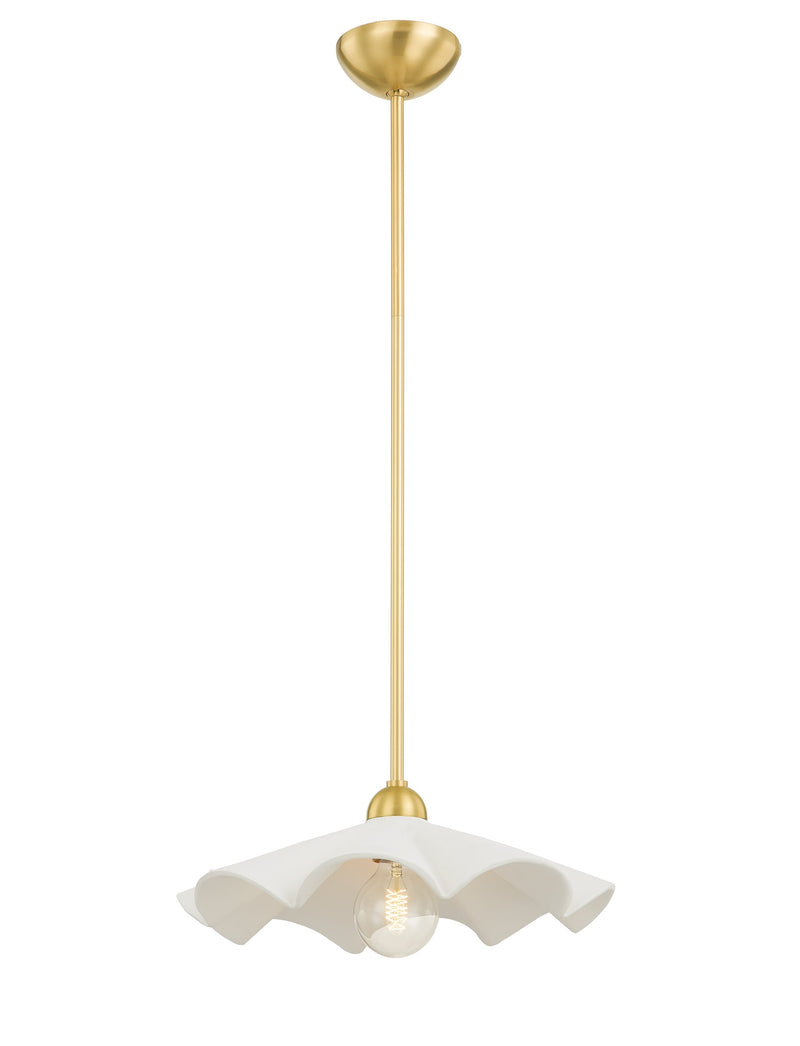 Lighting - Pendant Maisie 1 Light Pendant // Aged Brass 