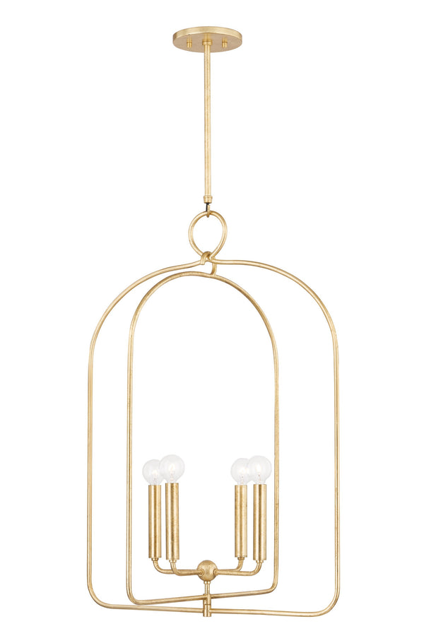 Lighting - Pendant Mallory 4 Light Large Pendant // Gold Leaf 