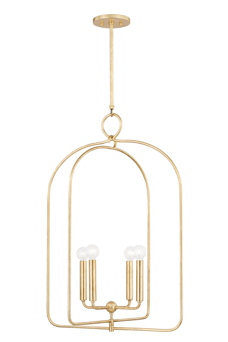 Lighting - Pendant Mallory 4 Light Large Pendant // Gold Leaf 