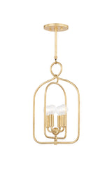 Lighting - Pendant Mallory 4 Light Small Pendant // Gold Leaf 