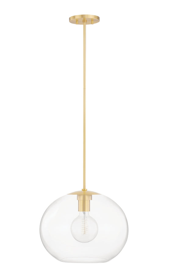 Lighting - Pendant Margot 1 Light Extra Large Pendant // Aged Brass 