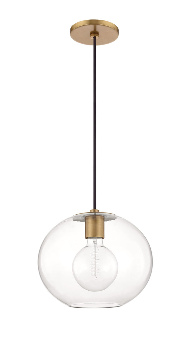 Lighting - Pendant Margot 1 Light Large Pendant // Aged Brass 