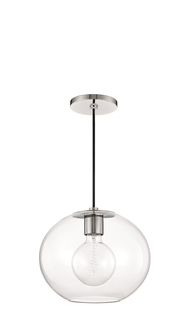 Lighting - Pendant Margot 1 Light Large Pendant // Polished Nickel 