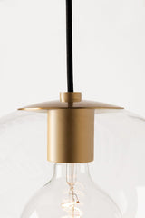 Lighting - Pendant Margot 1 Light Large Swag Pendant // Aged Brass 