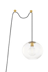 Lighting - Pendant Margot 1 Light Large Swag Pendant // Aged Brass 