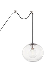 Lighting - Pendant Margot 1 Light Large Swag Pendant // Polished Nickel 