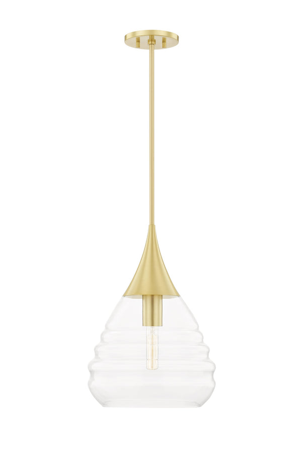 Lighting - Pendant Marissa 1 Light Large Pendant // Aged Brass 