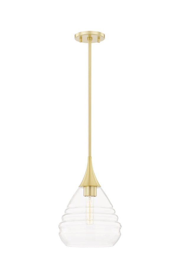 Lighting - Pendant Marissa 1 Light Small Pendant // Aged Brass 