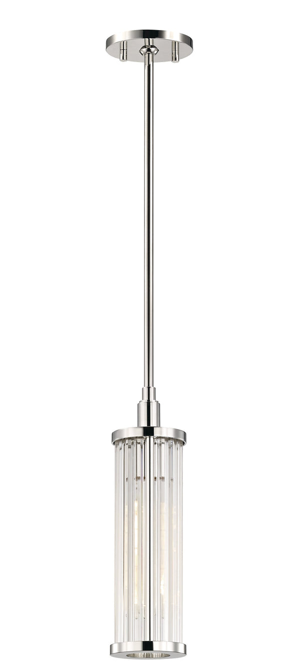 Lighting - Pendant Marley 1 Light Pendant // Polished Nickel 