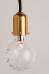 Lighting - Pendant Marlow 1 Light Pendant // Aged Brass 