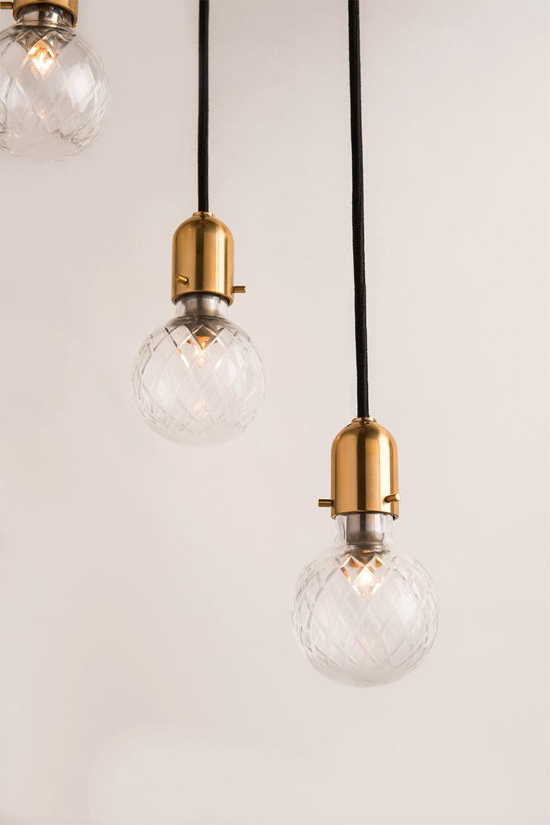 Lighting - Pendant Marlow 1 Light Pendant // Aged Brass 