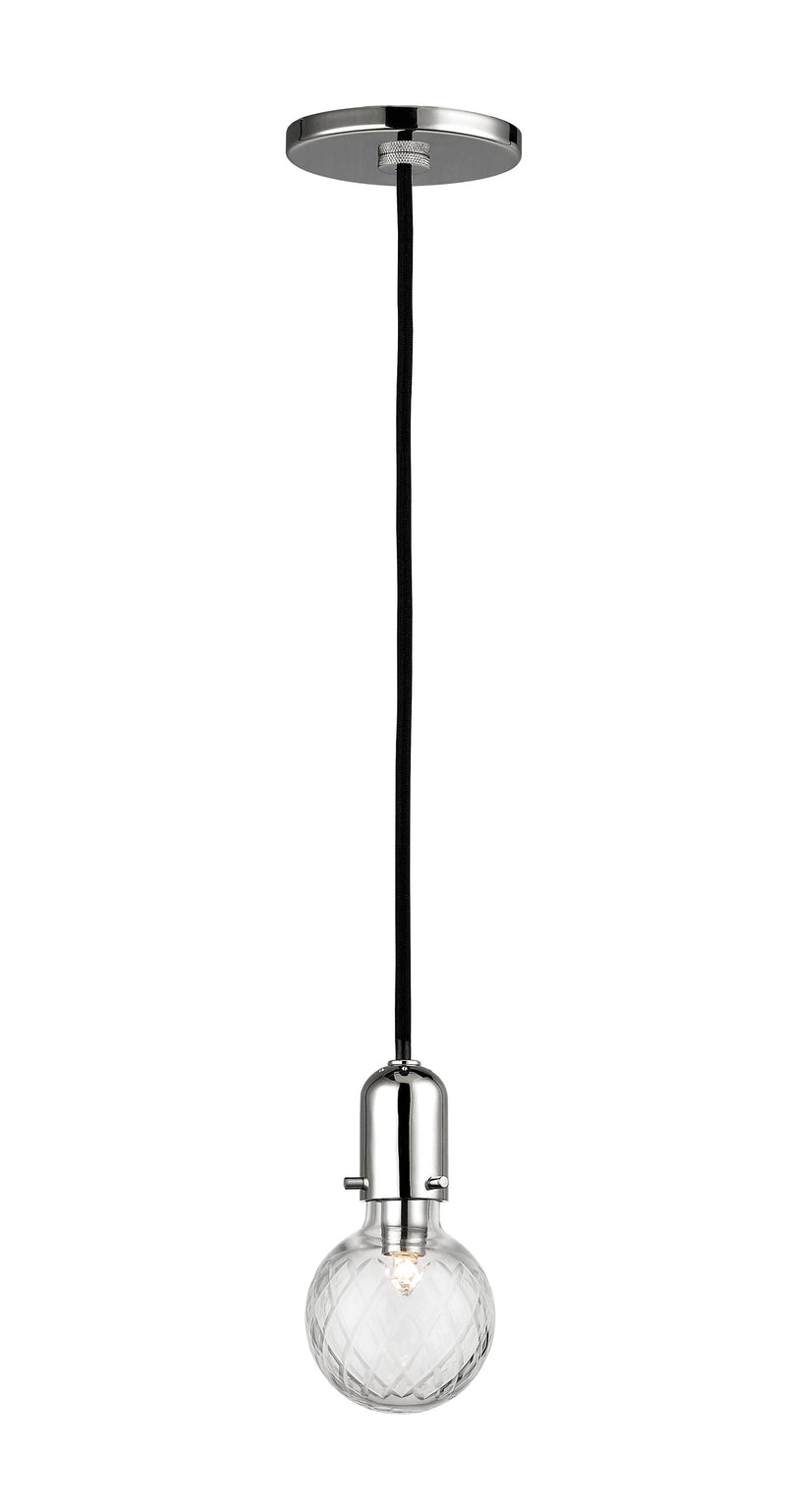 Lighting - Pendant Marlow 1 Light Pendant // Polished Nickel 