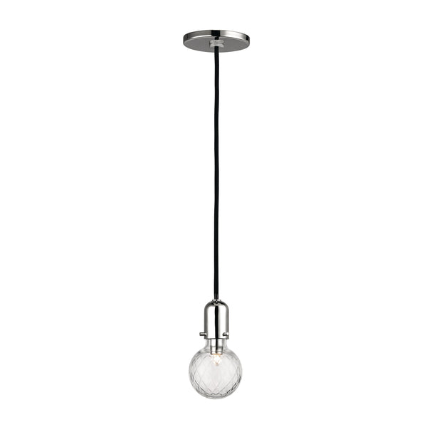 Lighting - Pendant Marlow 1 Light Pendant // Polished Nickel 