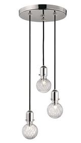 Lighting - Pendant Marlow 3 Light Pendant // Polished Nickel 