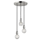 Lighting - Pendant Marlow 3 Light Pendant // Polished Nickel 