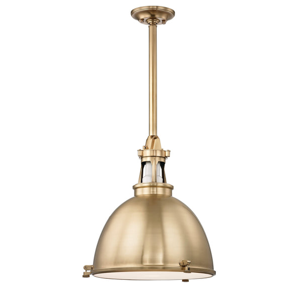 Lighting - Pendant Massena 1 Light Pendant // Aged Brass // Large 