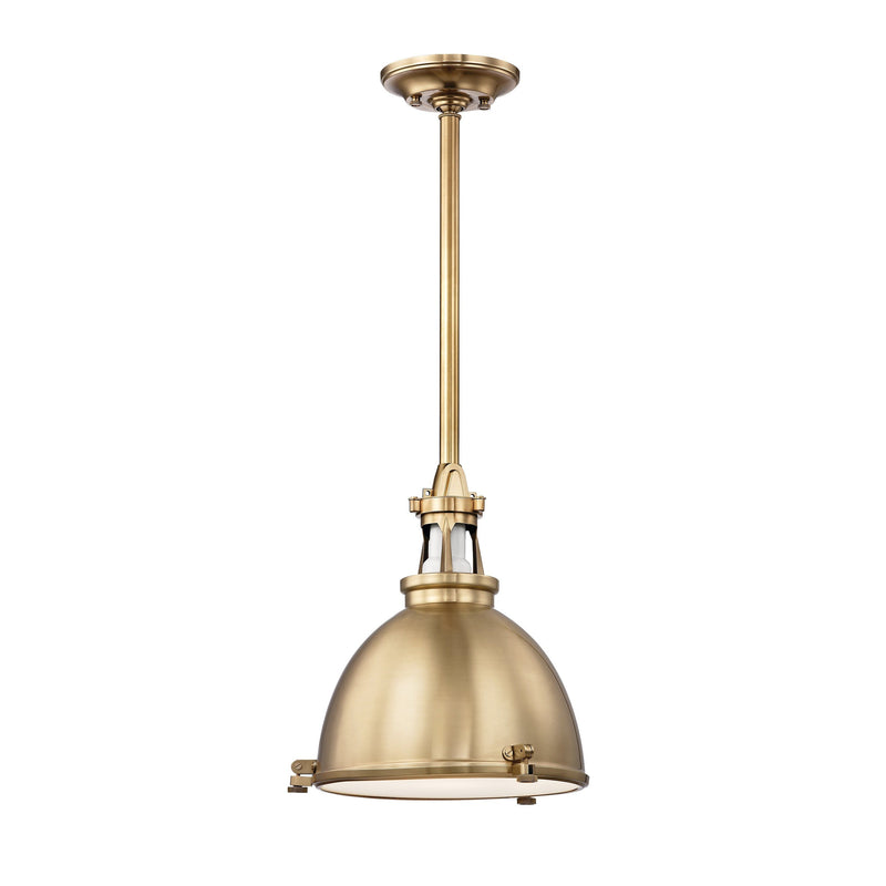 Lighting - Pendant Massena 1 Light Pendant // Aged Brass // Medium 