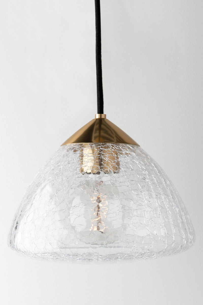 Lighting - Pendant Maya 1 Light Large Pendant // Aged Brass 