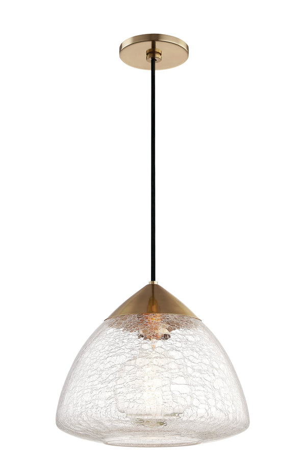 Lighting - Pendant Maya 1 Light Large Pendant // Aged Brass 