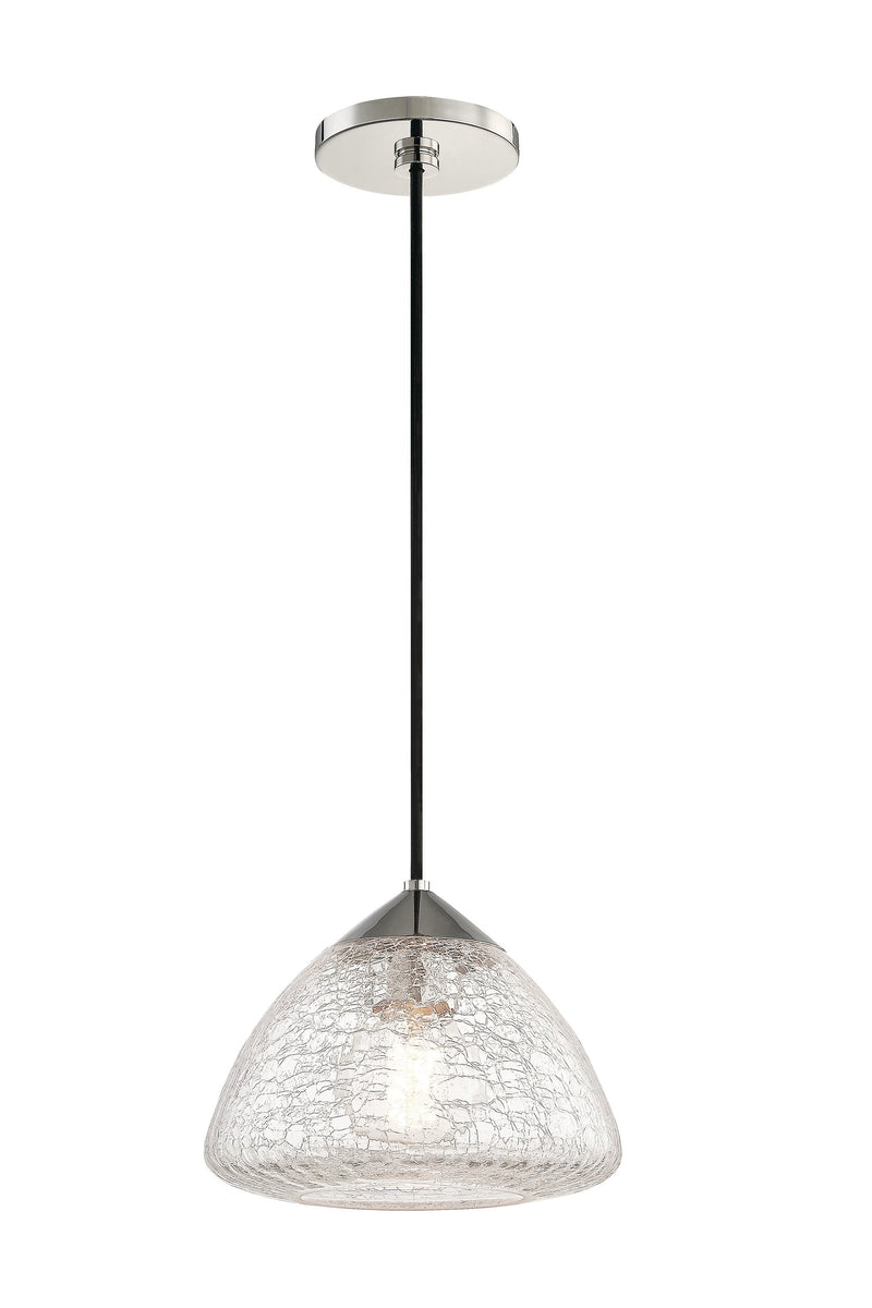 Lighting - Pendant Maya 1 Light Small Pendant // Polished Nickel 