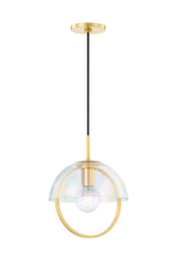 Lighting - Pendant Meriah 1 Light Pendant // Aged Brass // Large 