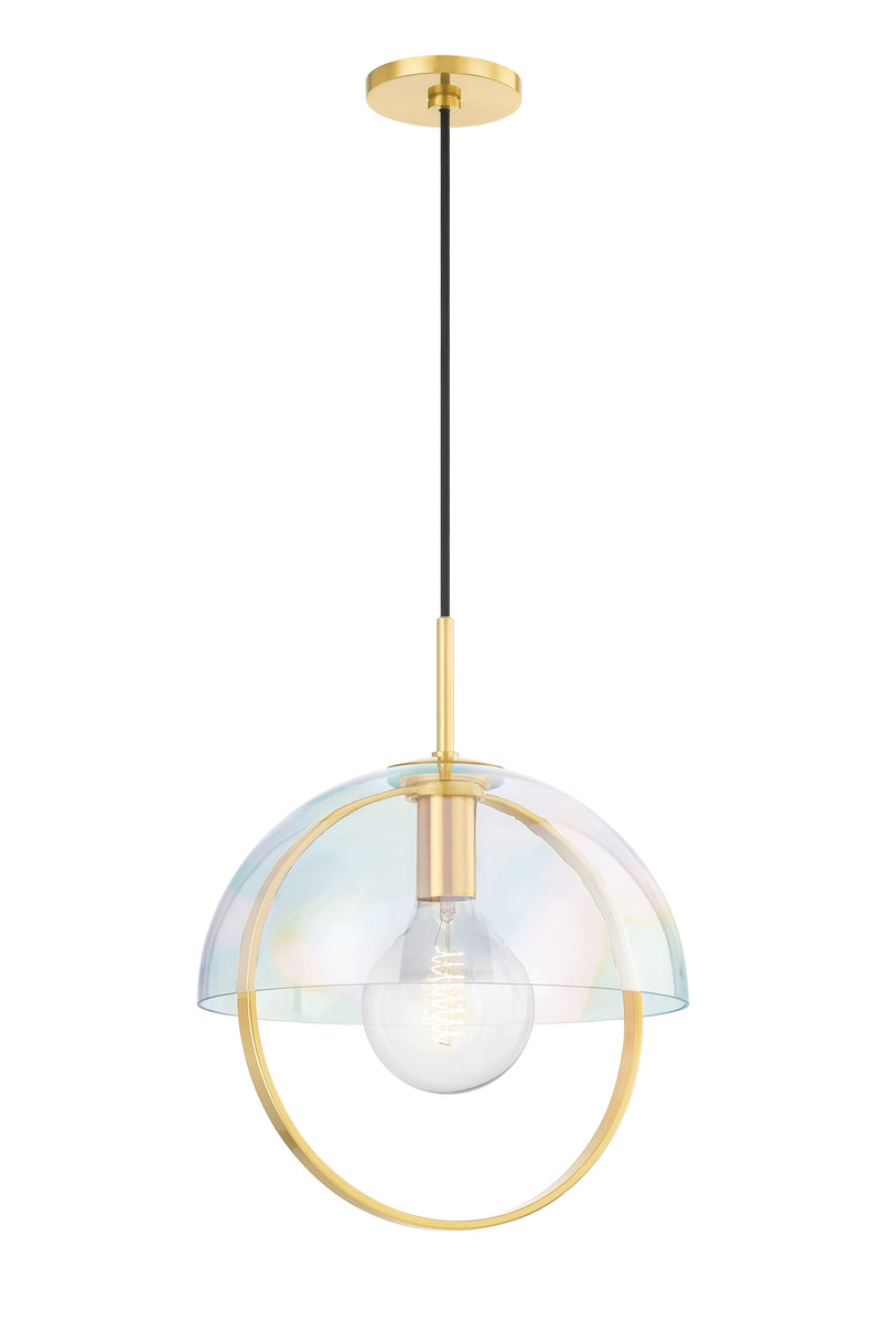 Lighting - Pendant Meriah 1 Light Pendant // Aged Brass // Small 