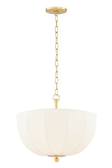 Lighting - Pendant Meshelle 1 Light Pendant // Aged Brass 