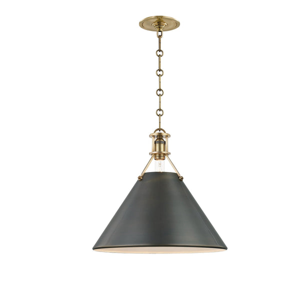 Lighting - Pendant Metal No.2 1 Light Large Pendant // Aged & Antique Distressed Bronze 