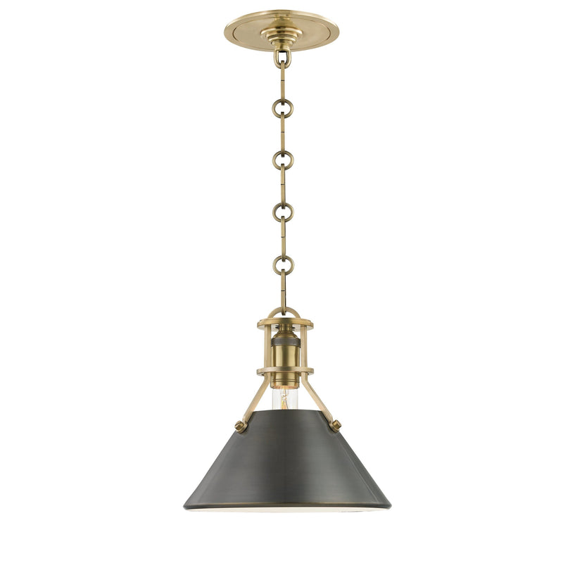 Lighting - Pendant Metal No.2 1 Light Small Pendant // Aged & Antique Distressed Bronze 