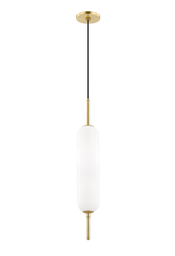 Lighting - Pendant Miley 1 Light Pendant // Aged Brass 